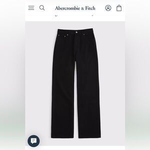 NWT Women’s Abercrombie & Fitch The 90s Relaxed Jean Ultra High Rise 31L 12L